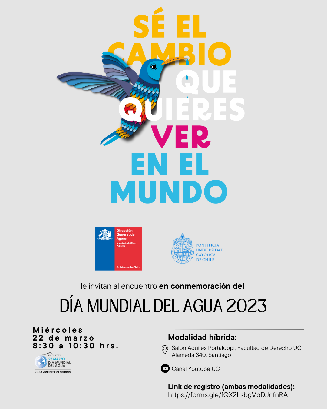 Encuentro en conmemoración del Día Mundial del Agua 2023