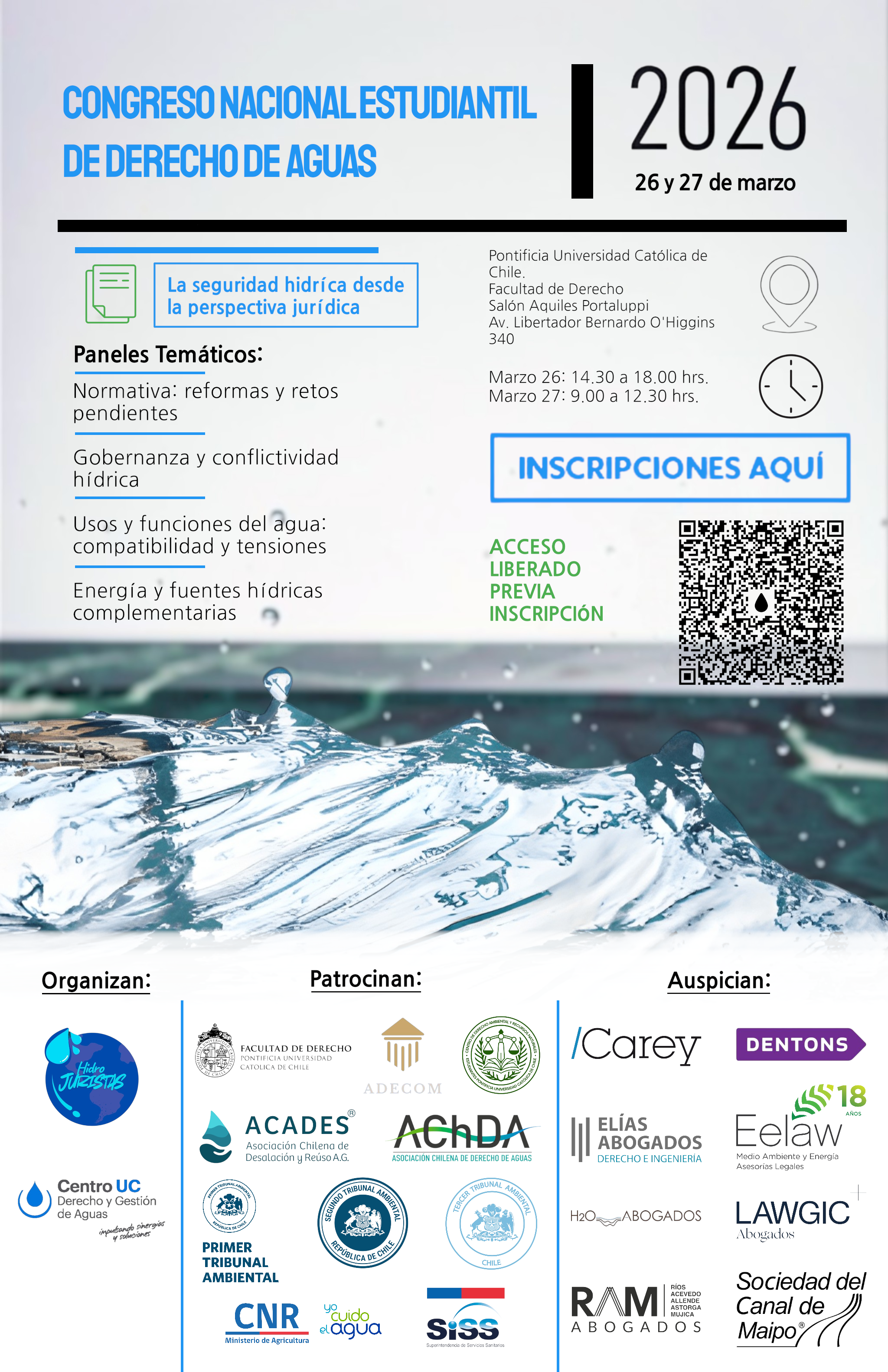 Congreso Nacional Estudiantil de Derecho de Aguas 2026