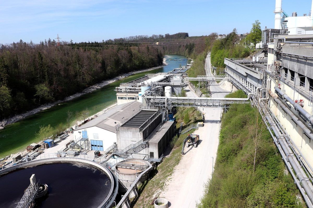 Imagen de planta de tratamiento de aguas residuales