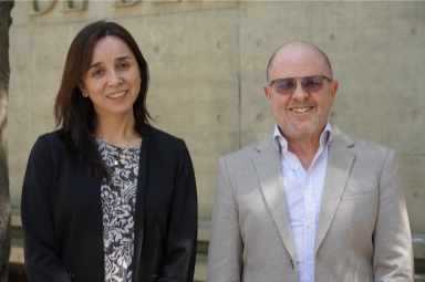 Profesores Daniela Rivera y Guillermo Donoso